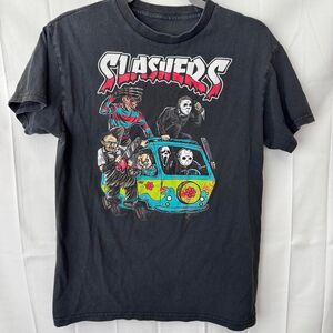 Freddy Men's Black and Grey T-shirt